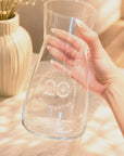 Personalised Glass Carafe Vase, Custom Engraved Home Wedding Decor, Bridesmaid Favour, Christening, Housewarming, Anniversary, Birthday Gift