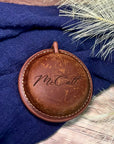Personalised Cowhide Leather Measuring Tape, Custom Engraved Loved Beyond Measure, Dad Mom, Groomsman, Craft Handyman Builder Corporate Gift