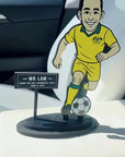Personalised 3D Wooden Cartoon Figurine with Photo – Custom Display for Profession or Hobby