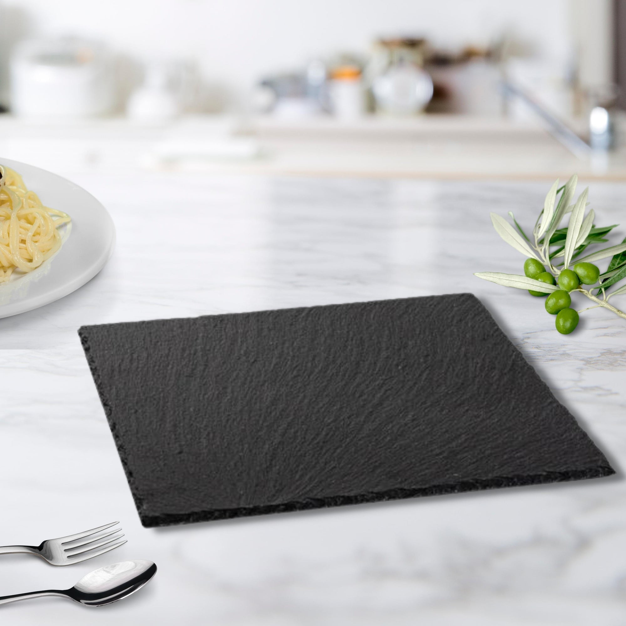 Personalised Rectangle Slate Serving Cheese Board, Custom Engraved Charcuterie Platter, Wedding, Anniversary, Corporate, Housewarming Gift