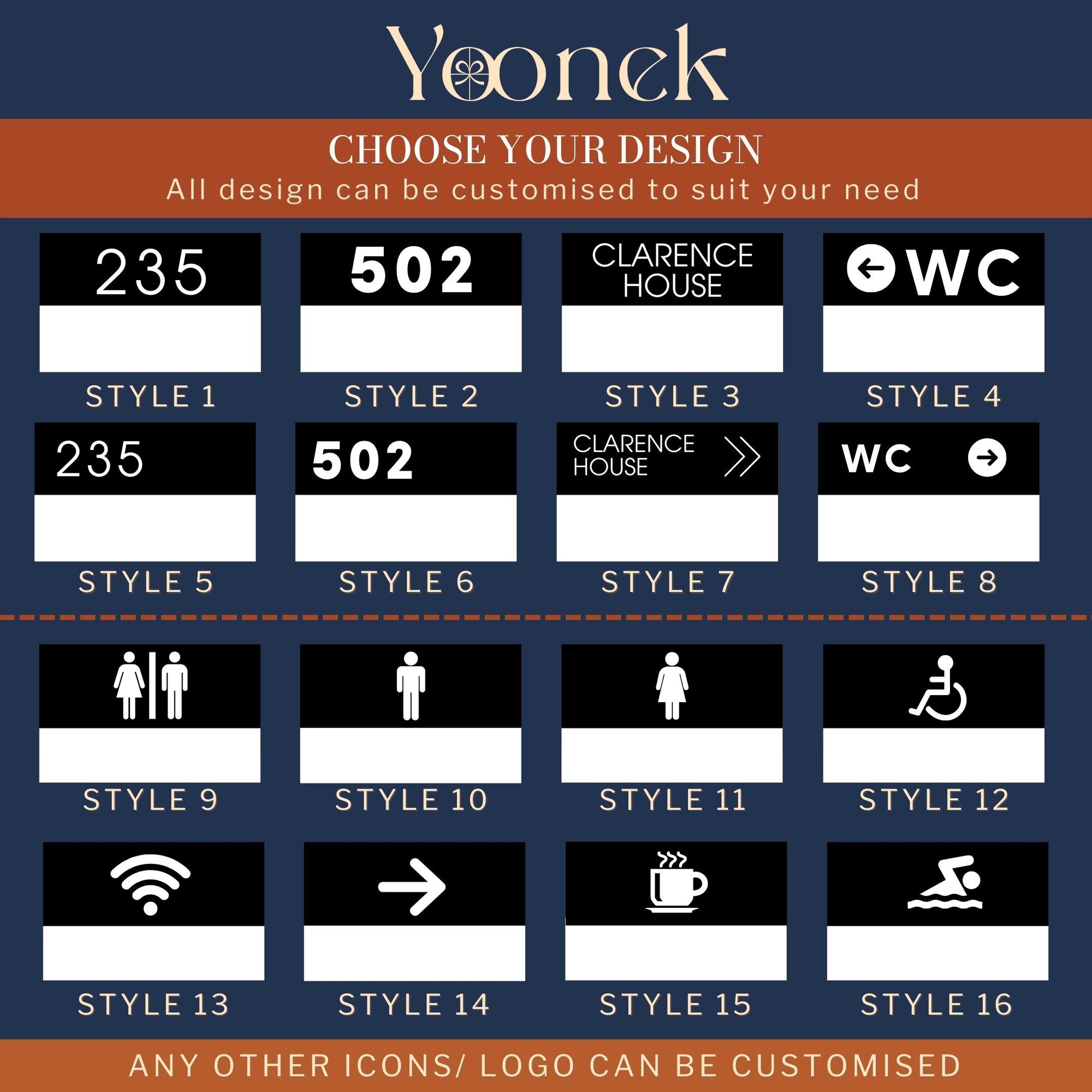 Custom Engraving Double Layers Modern Acrylic House Number, Aluminium Street Name Home Address, Landscape Mailbox/ Letterbox/ Room Sign, Door Plaque, Personalised Wall Plate, Business Logo Signage for Office, Company, Apartment, Hotel, / House Warming&#39;s Gift