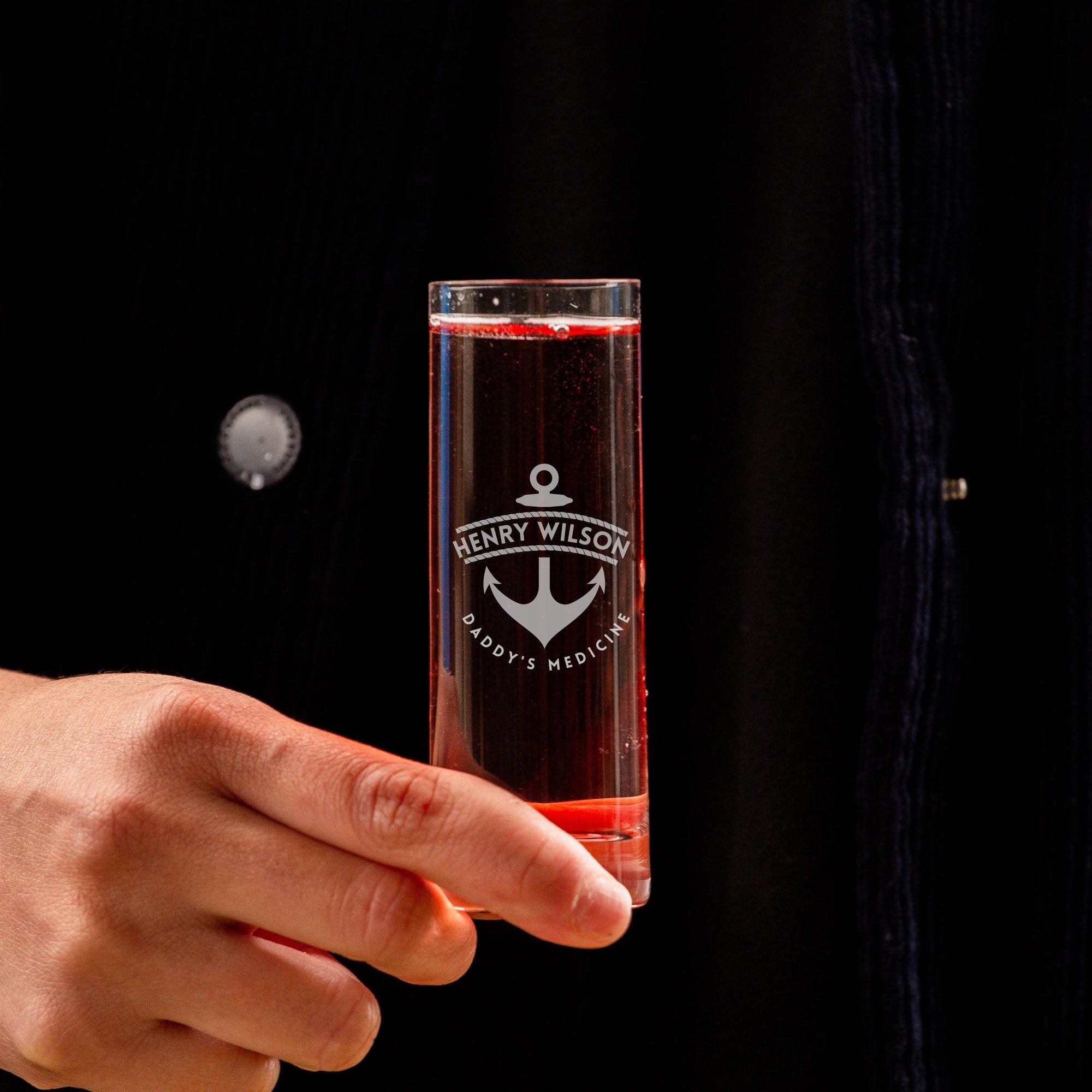 Engraved Luxury 50ml Crystal Vodka Shot Glass, Personalised Custom Monogram Glassware, Groomsmen, Bridal Wedding Favours, Father's Day Gift