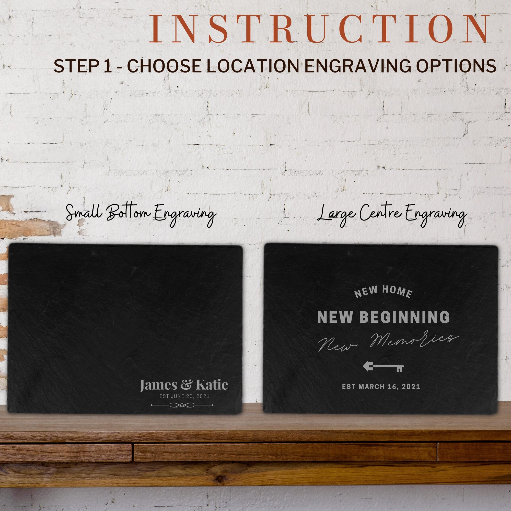 Personalised Rectangle Slate Serving Cheese Board, Custom Engraved Charcuterie Platter, Wedding, Anniversary, Corporate, Housewarming Gift