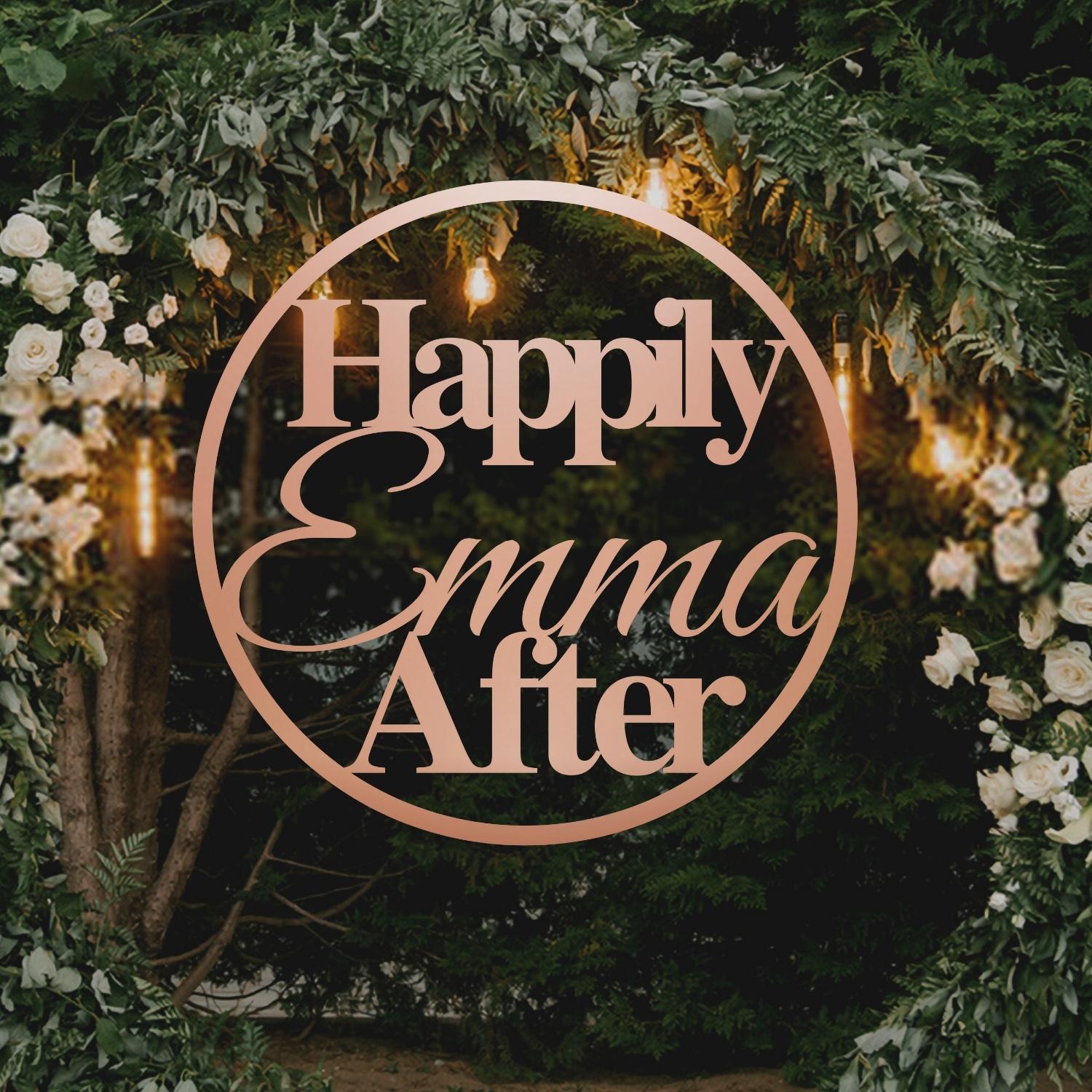 Custom Name Round Mirror Acrylic Hoop Wall Sign, Birthday Shower, Engagement Wedding Photodrop, Personalised Christian Baptism Event Signage