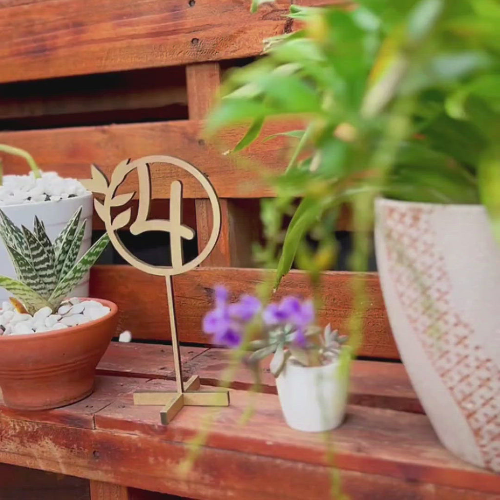 Personalised MDF/ Mirror Acrylic Rustic/ Vintage Wedding Table Numbers, Modern Number for Restaurant, Coffee Functions & Dinner Parties, Bridal & Groom, Event Party Supply Decor