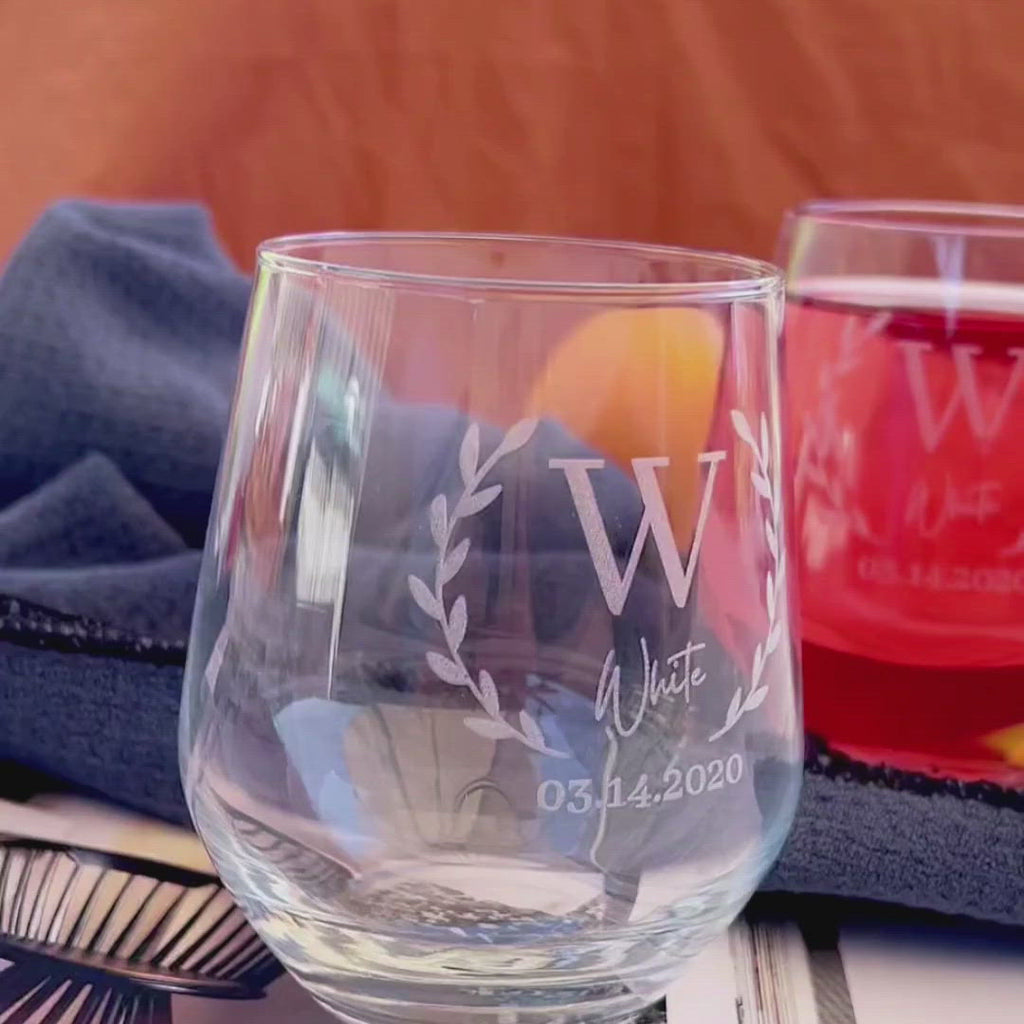 Personalised 450ml Glasses, Laser Engraved Cocktail Soft Drink/ Wine Whiskey Glass, Corporate Housewarming Wedding Bridesmaid Groomsmen Gift