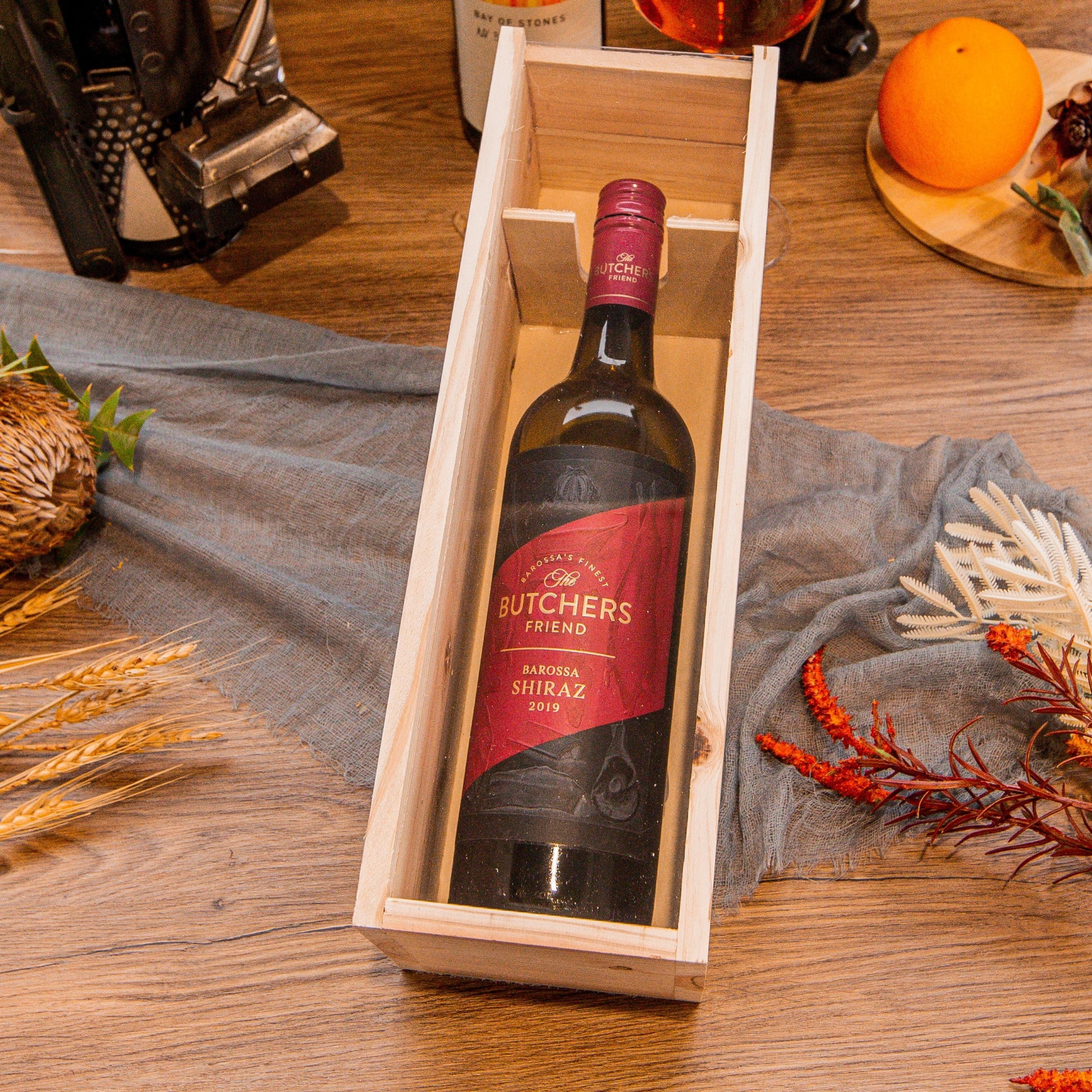 Personalised Clear Acrylic Lid &amp; Wooden Wine Box Gift, Engraved Custom Housewarming/ Birthday, Mom-Dad, Teacher, Godparents, Wedding Favour