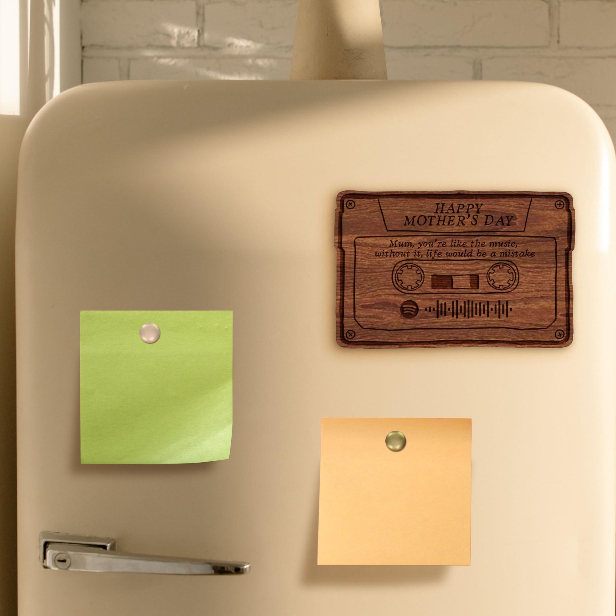 Personalised Cassette Spotify Code Song Scan Wooden Keychain, Engraved Custom Scannable Music Mixtape Fridge Magnet, Retro Vintage Key Ring Plaque, Bag Name Tags, Drive Safe Keyrings Gift For Him, Dad/ Corporate, Wedding Favours