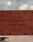 Custom Engraved Wooden Guest Book, Personalised Plywood Alternative/ Traditional Guestbook Keepsake,  Rustic/ Vintage/ Destination Wedding Decor