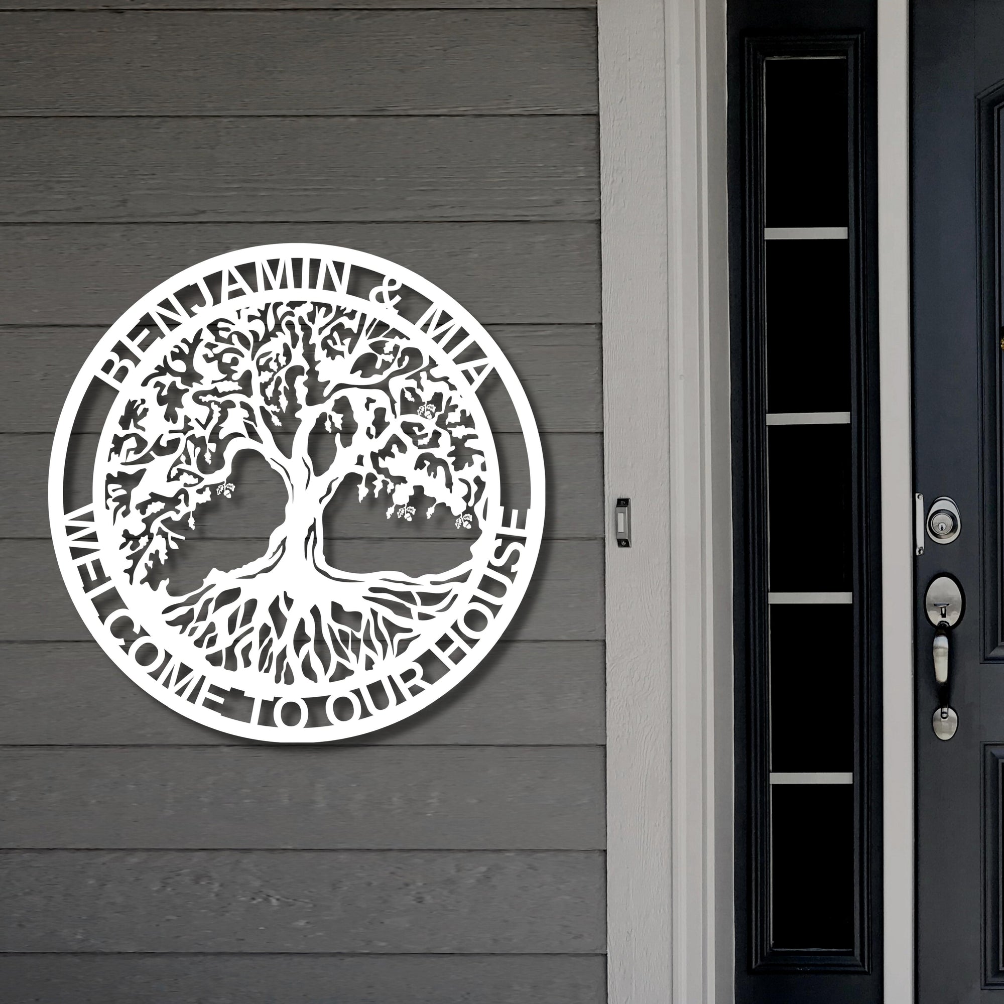 Custom Made Wooden/ Acrylic Last Name Tree Of Life Sign, Personalised Family Hoop Wall Display, Housewarming, Wedding, Anniversary, Birthday Party Signage, Photo Prop, Event, Engagement, Anniversary, Backdrop Decor