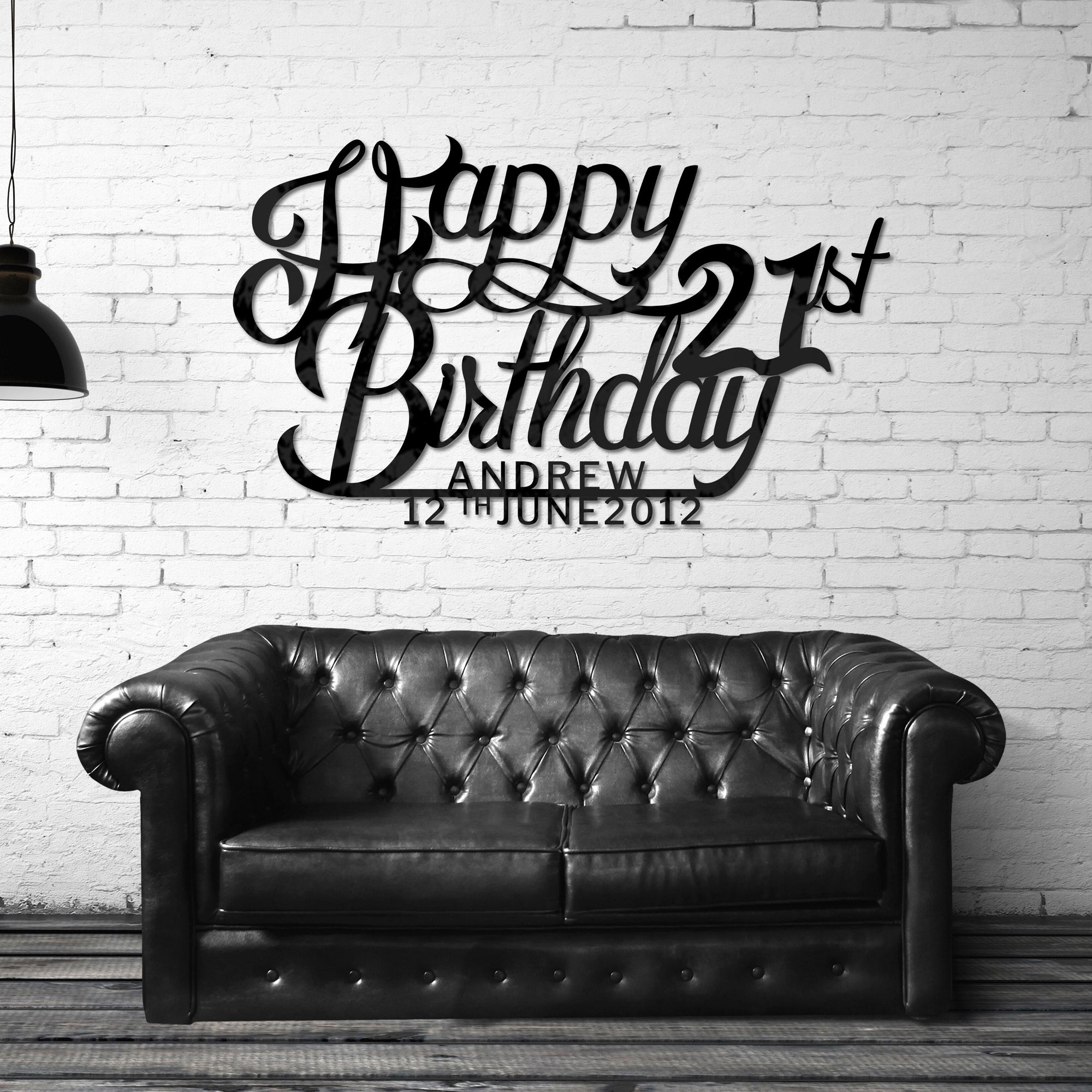 Custom Wooden/ Acrylic Happy Birthday Sign, Personalised Name &amp; Date First Year, Baby Shower Signage, Hedge Photo Prop, Event Wall Hoop, Bridal Shower, Engagement, Stag Party, Wedding Backdrop Decor