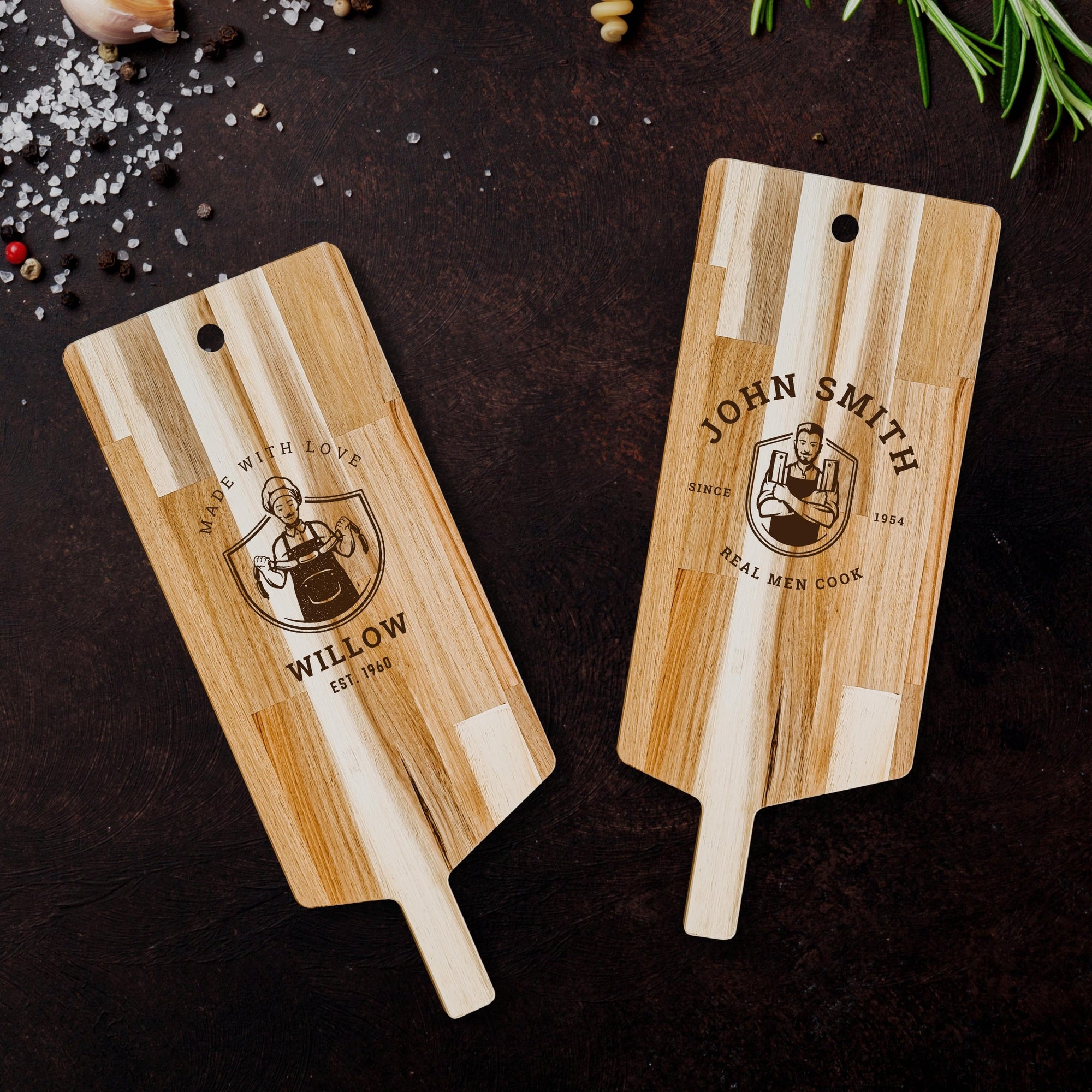 Personalised Giant Acacia Wooden Charcuterie, Cheese/ Chopping/ Cutting  Board, Timber Engraved Custom Wedding/ Anniversary/ Housewarming/ Kitchen Gift