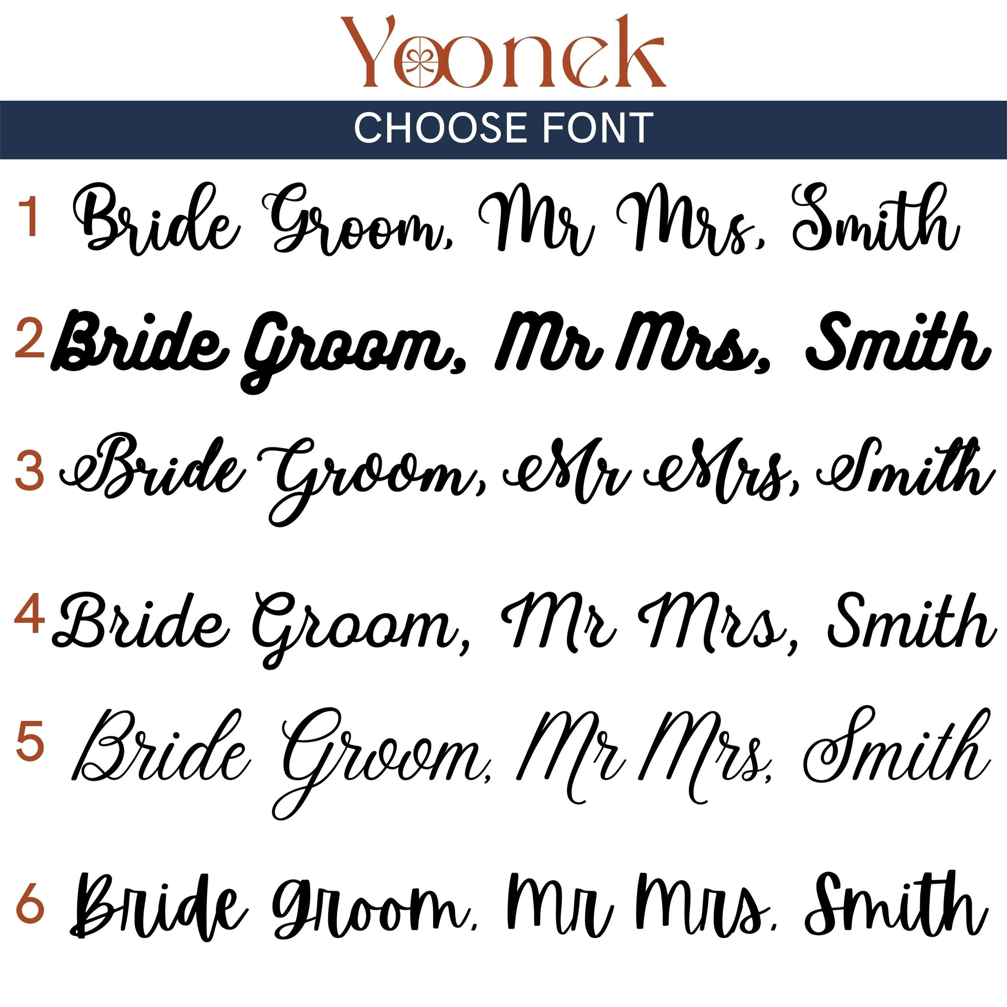 Custom Pair of Groom &amp; Bride Letters Chair Sign