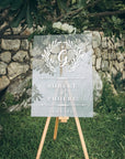 Custom Acrylic Wedding Welcome 3D Sign, Personalised Rose/ Gold Mirror Names, Ceremony/ Event/ Engagement/ Bridal Shower/ Birthday Signage on Easel