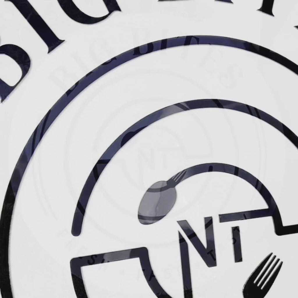 Custom Made Acrylic 3D Double Layer Business Round Sign on Wall/ Door, Office Retail/ Commercial Shop Logo Plaque, Personalised Name Signage