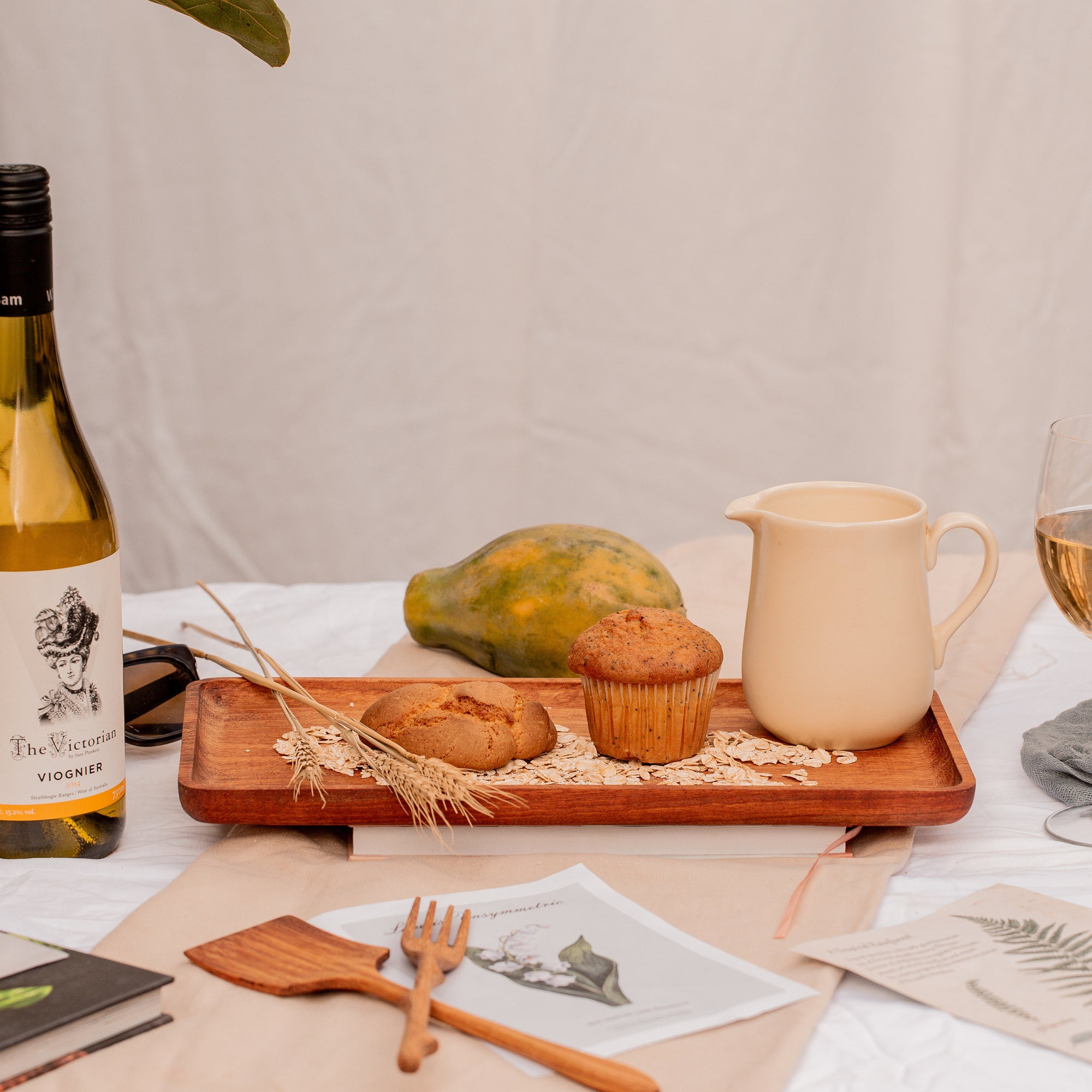 Personalised Ash/ Doussie Rectangle Catchall Tray