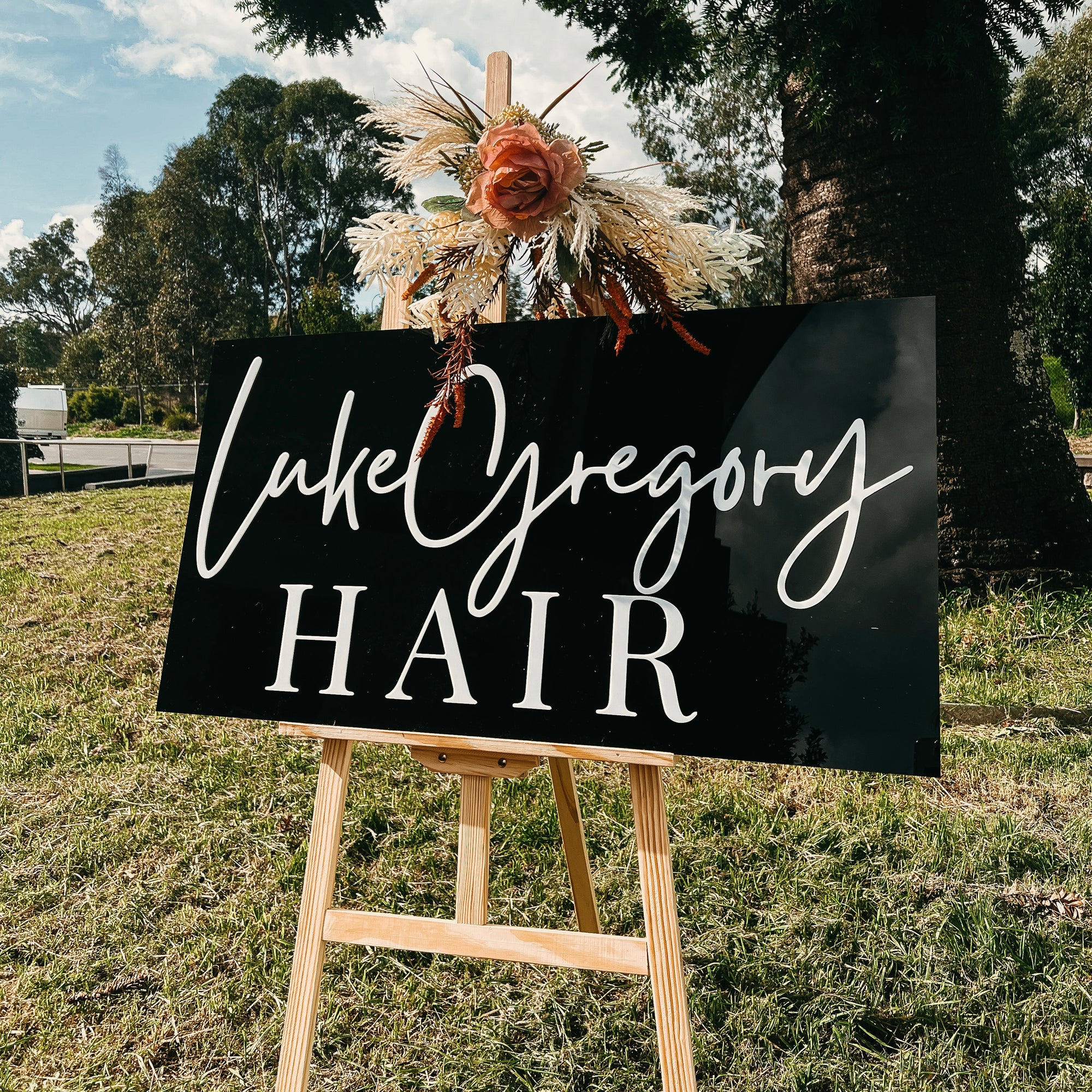 Custom Made Acrylic 3D Double Layer Business Rectangle Sign on Wall/ Door, Office Retail/ Commercial Shop Logo Plaque, Personalised Name Signage