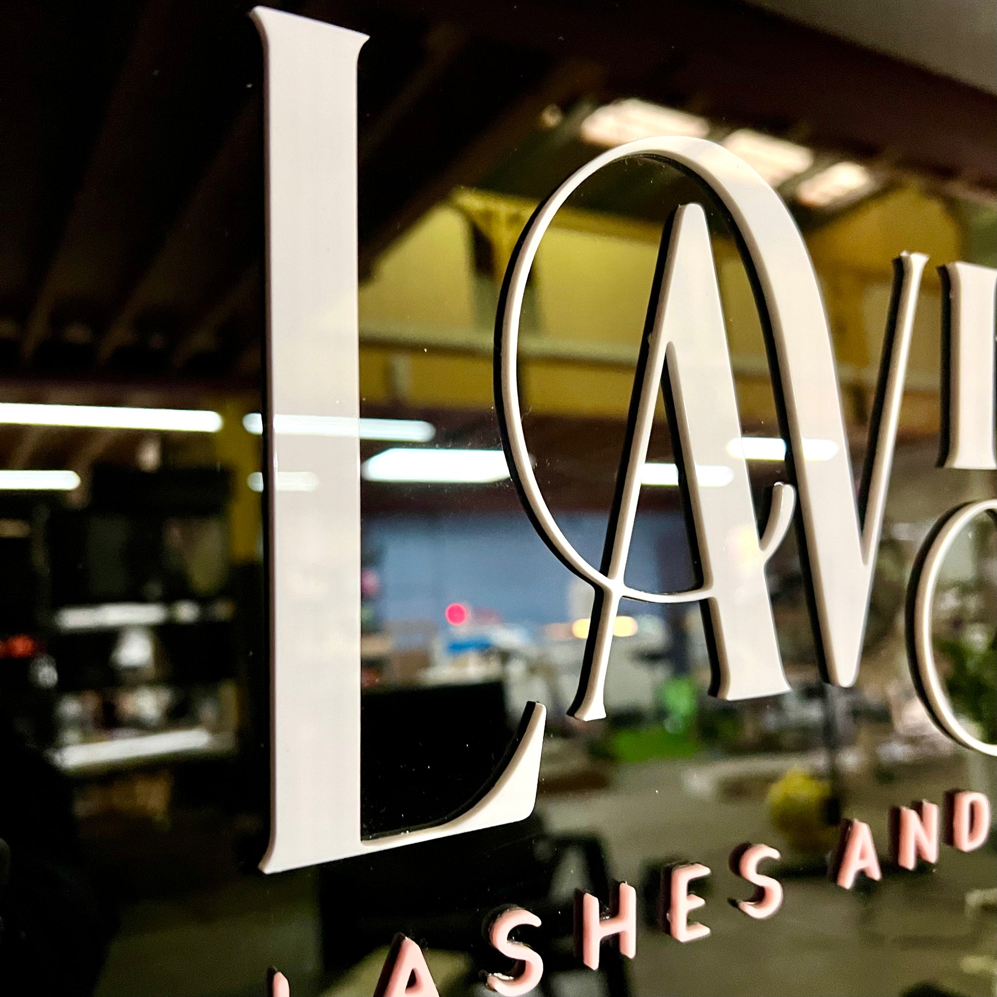 Custom Made Colour  Acrylic 3D Double Layer Business Round Sign on Wall/ Door, Office Retail/ Commercial Shop Logo Plaque, Personalised Name Signage